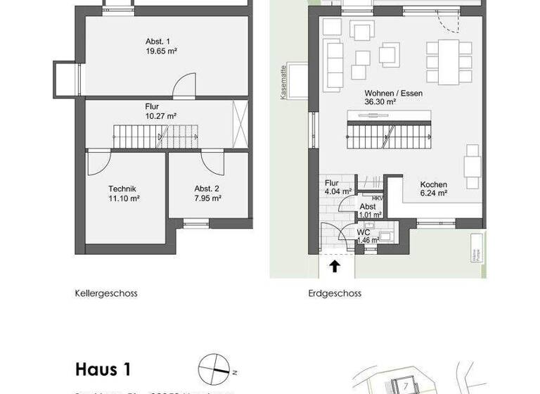 Stadthaus zum Kauf provisionsfrei 1.248.000 € 5,5 Zimmer 147,2 m² 376,8 m² Grundstück Buckhorn 53 Volksdorf Hamburg 22359