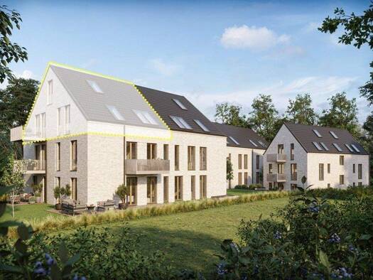 Wohnung zum Kauf - Neubau provisionsfrei 798.000 € 3 Zimmer 95 m² 1. Geschoss Bergstraße 19b Eckernförde 24340