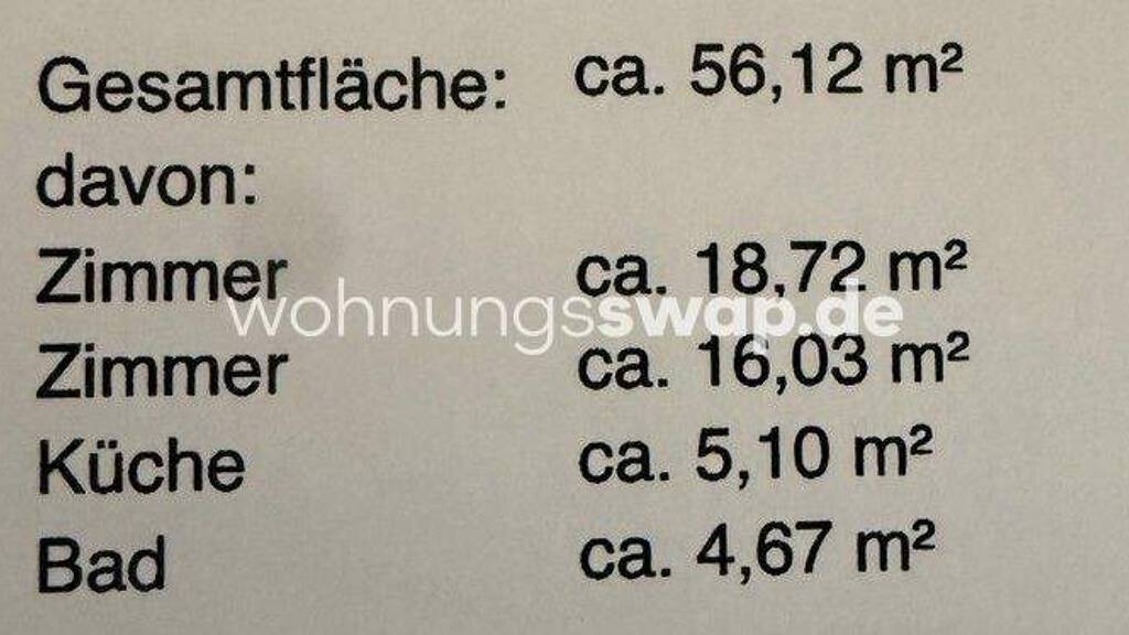 Studio zur Miete Tauschwohnung 380 € 2 Zimmer 54 m² 1. Geschoss Neu-Hohenschönhausen Berlin 13059