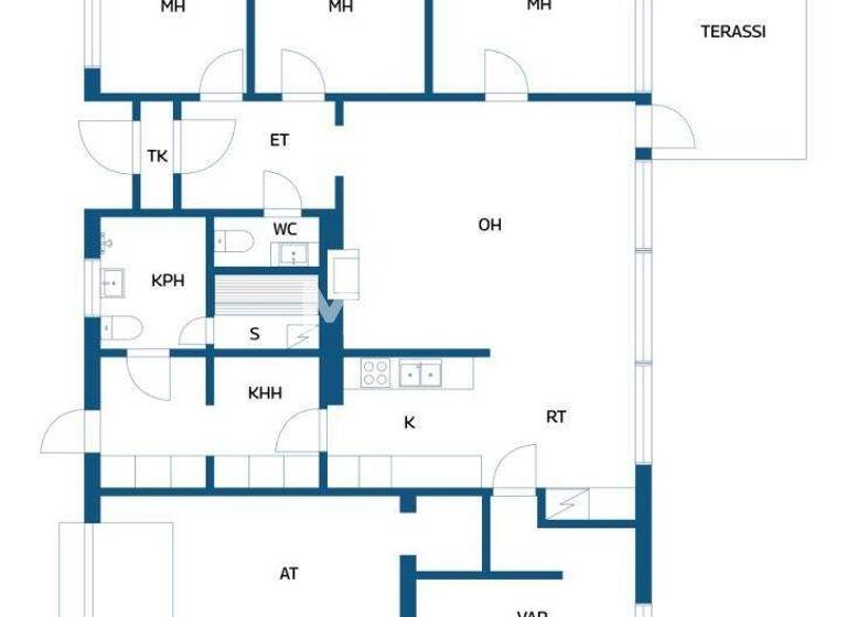 Einfamilienhaus zum Kauf 176.000 € 4 Zimmer 119 m² 1.001 m² Grundstück Papanapolku 9 Mäntsälä 04600