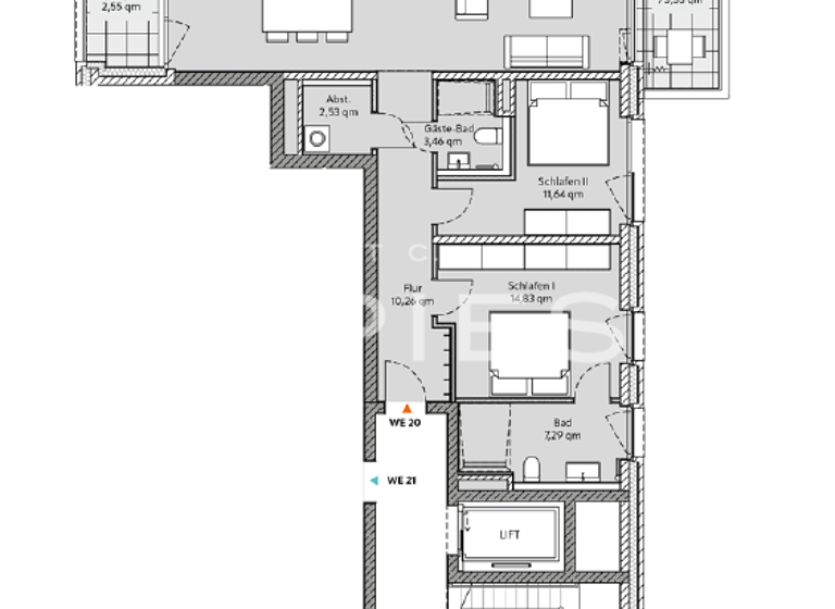 Wohnung zum Kauf provisionsfrei 550.000 € 3 Zimmer 95,3 m²<br/>Wohnfläche Arsten Bremen 28279