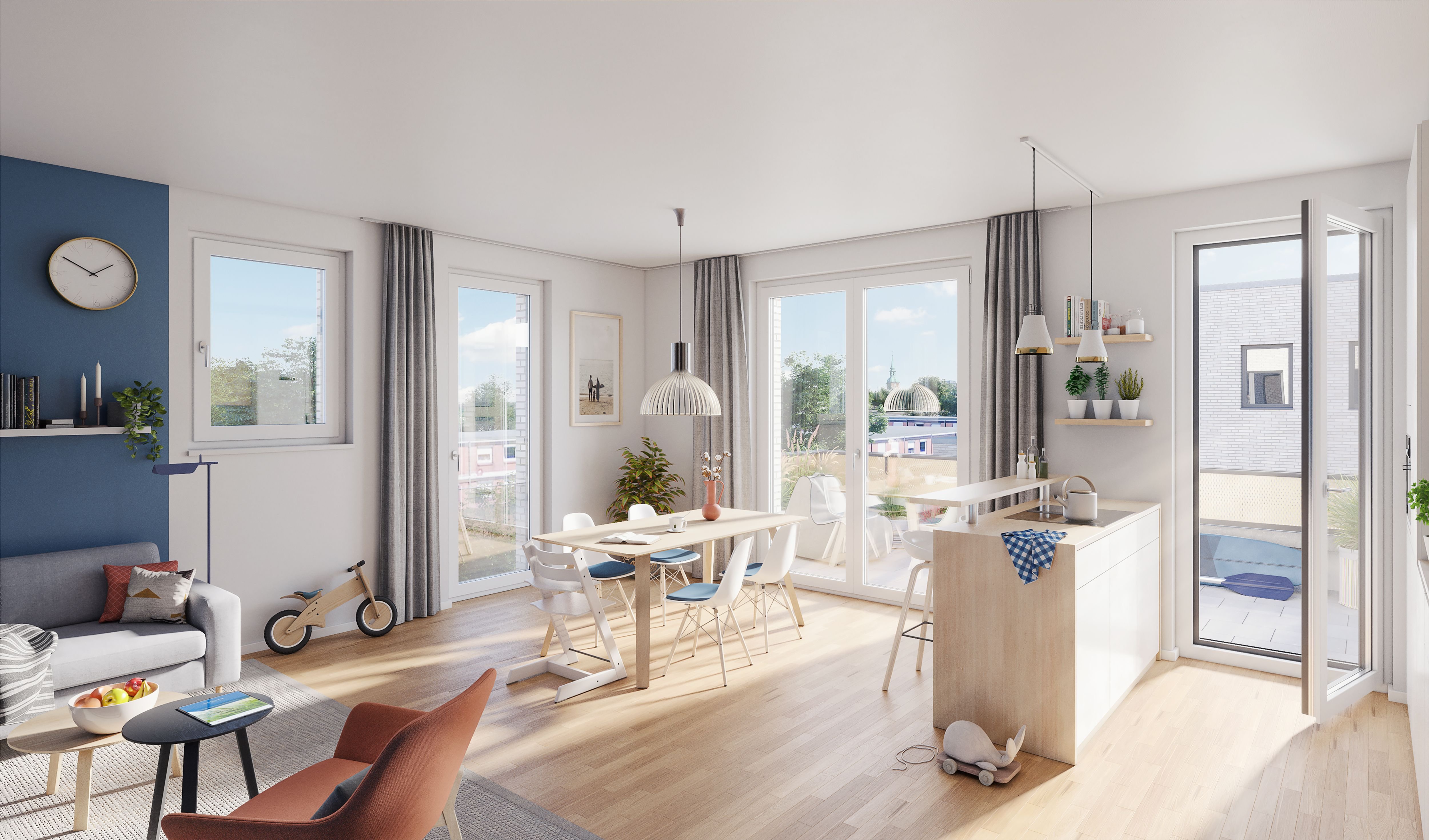 Wohnung zum Kauf provisionsfrei als Kapitalanlage geeignet 415.000 € 4 Zimmer 84,8 m²<br/>Wohnfläche Sieseby-Weg 7 Kappeln 24376