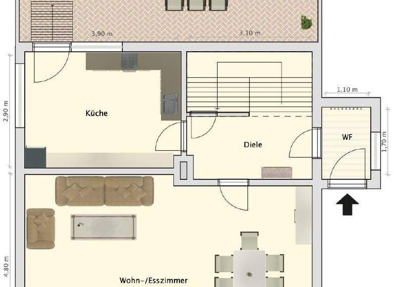 Einfamilienhaus zum Kauf 299.000 € 4 Zimmer 104,8 m² 539 m² Grundstück Heppens Wilhelmshaven-Heppens 26384
