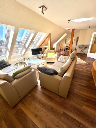 Wohnung zur Miete 550 € 3 Zimmer 95,2 m² Dachgeschoss, 3. Geschoss Ronneburger-Str.10 Leumnitz Gera 07546