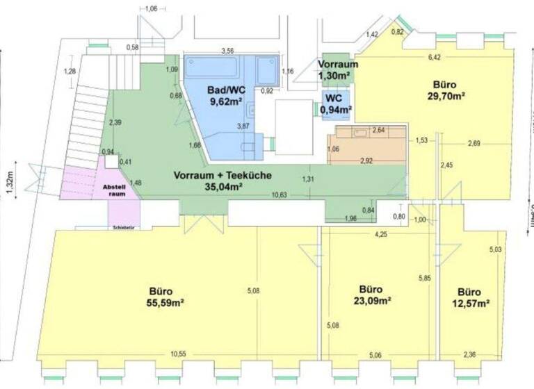 Büro zur Miete 1.600 € Wien 1080