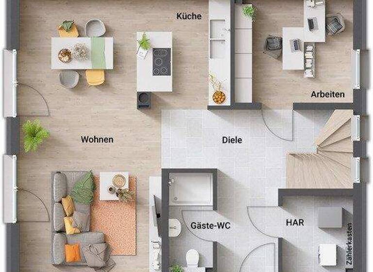 Einfamilienhaus zum Kauf - Erstbezug 1.011.599 € 5 Zimmer 139 m² 500 m² Grundstück Weiler 6837
