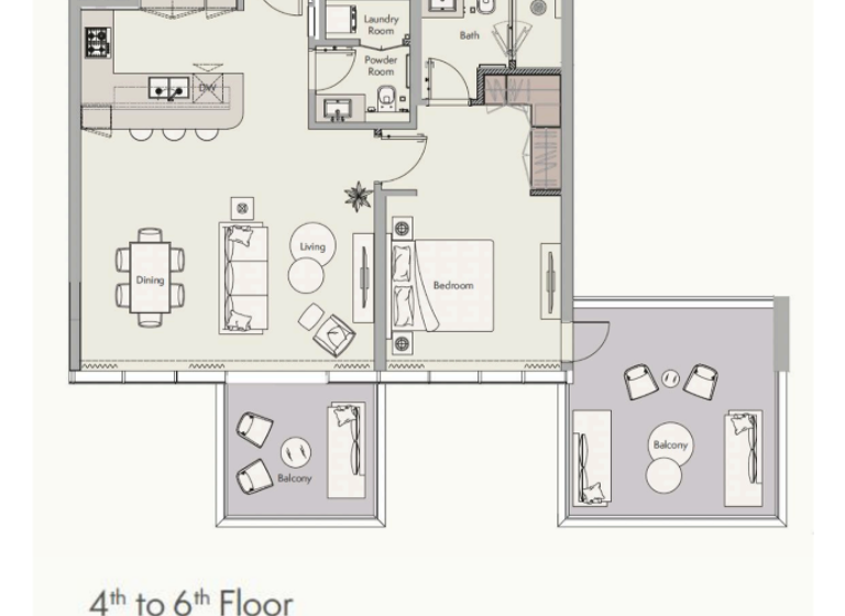 Wohnung zum Kauf 1.207.436 € 2 Zimmer 105,5 m² Dubai