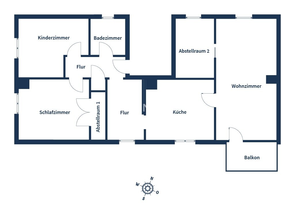 Wohnung zum Kauf 65.000 € 3 Zimmer 88 m²<br/>Wohnfläche 4.<br/>Geschoss Mutzschen Grimma 04668