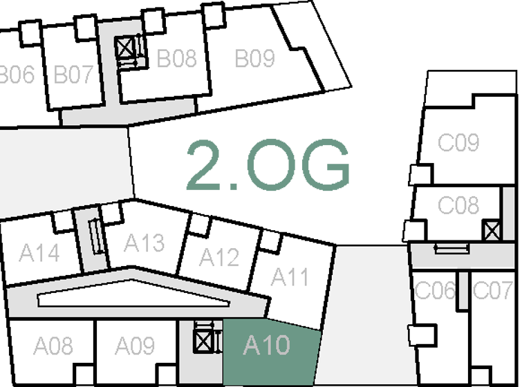 Wohnung zum Kauf provisionsfrei 317.970 € 2 Zimmer 68,4 m² 2. Geschoss Melle-Mitte Melle 49324