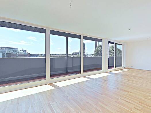 Penthouse zur Miete 1.650 € 2 Zimmer 104 m² 5. Geschoss Düsseldorf / Bilk 40223