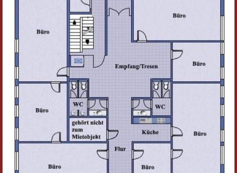 Bürofläche zur Miete 10 € 7 Zimmer Piesporter Straße 37 Weißensee Berlin 13088