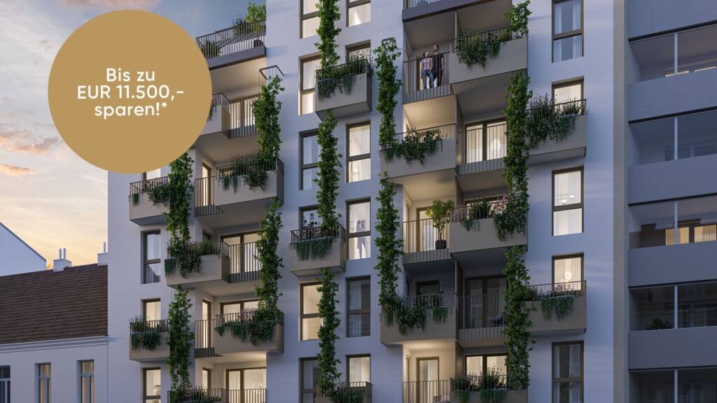 Wohnung zum Kauf - Erstbezug 275.900 € 2 Zimmer 32,5 m² 3. Geschoss Veronikagasse 31 Wien 1170