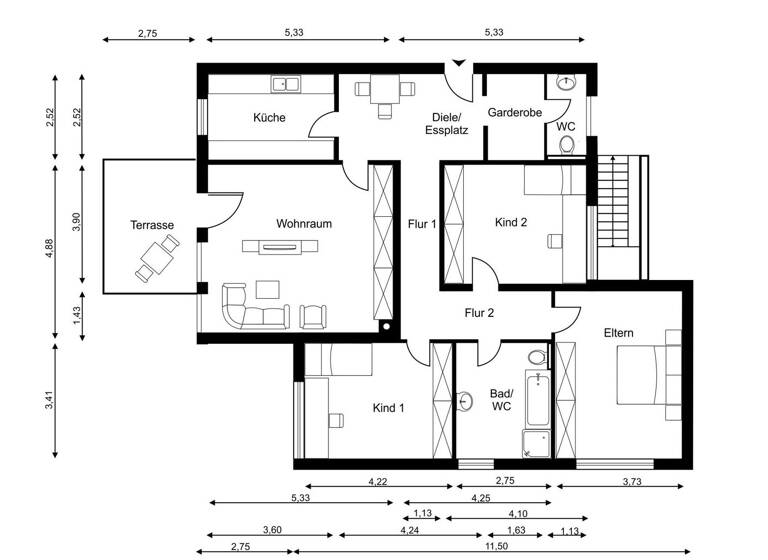 Wohnung zum Kauf 398.000 € 4 Zimmer 124,3 m²<br/>Wohnfläche Vach 180 Fürth 90768