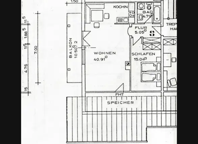 Wohnung zur Miete 1.000 € 2 Zimmer 70 m² Geschoss 1/2 frei ab 15.05.2026 Bad Aibling 83043