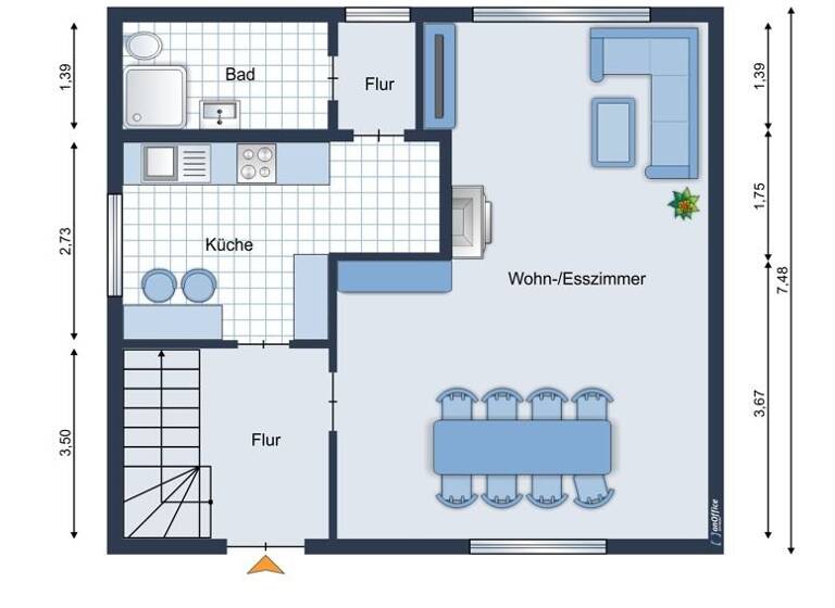 Einfamilienhaus zum Kauf 179.000 € 4 Zimmer 85 m² 790 m² Grundstück Wesselburen 25764