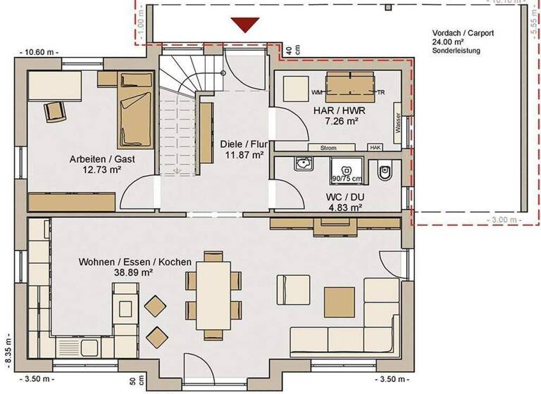 Einfamilienhaus zum Kauf 460.900 € 5 Zimmer 137,5 m² 462 m² Grundstück frei ab sofort Stockach Stockach , Baden 78333