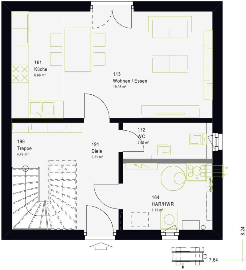 Einfamilienhaus zum Kauf 540.019 € 3 Zimmer 98 m²<br/>Wohnfläche 420 m²<br/>Grundstück Derendingen - Derendinger Str. Tübingen 72072