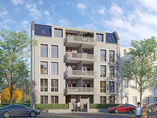 Wohnung zum Kauf - Neubau provisionsfrei 690.000 € 3 Zimmer 88,9 m² 1. Geschoss Leydenallee 84 Steglitz Berlin 12167