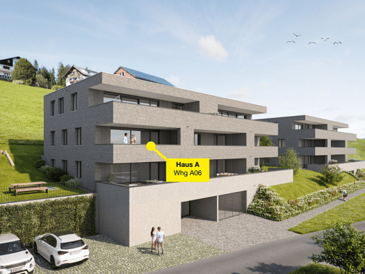 Terrassenwohnung zum Kauf - Erstbezug 479.000 € 3 Zimmer 71,3 m² Engelspitz Sulzberg 6934