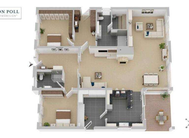 Bungalow zum Kauf 899.000 € 4 Zimmer 175 m² 755 m² Grundstück Elmenhorst Elmenhorst-Lichtenhagen 18107