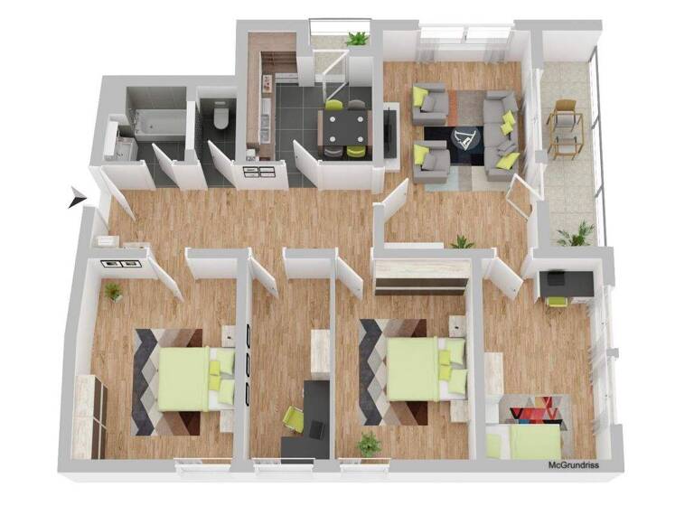 Wohnung zum Kauf 545.000 € 5 Zimmer 100 m² 1. Geschoss Innsbruck 6020