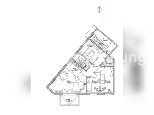Wohnung zur Miete Tauschwohnung 890 € 4 Zimmer 98 m² 1. Geschoss Bornstedt Potsdam 14469