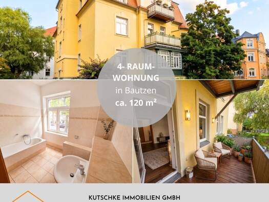 Wohnung zur Miete 1.064 € 4 Zimmer 120 m² 1. Geschoss frei ab 01.11.2026 Bautzen Bautzen 02625