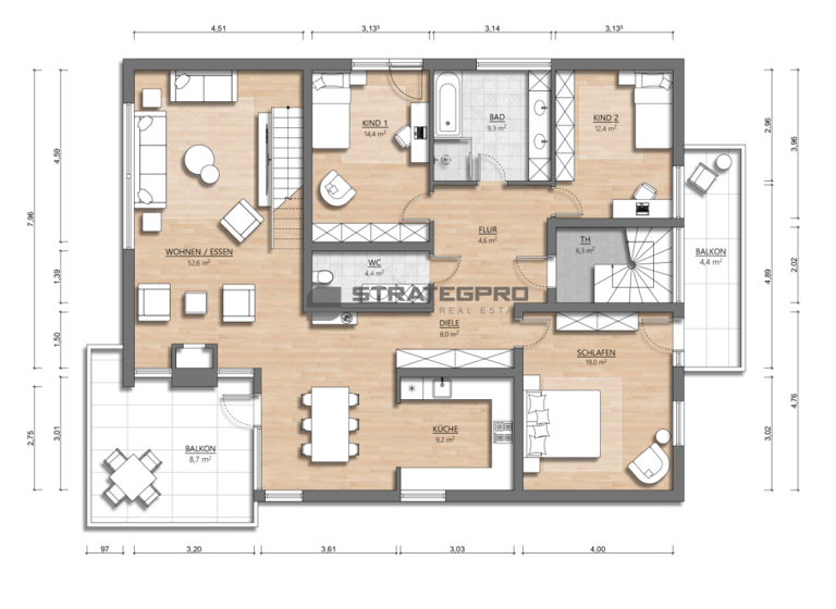 Einfamilienhaus zum Kauf 660.000 € 6 Zimmer 210 m² 300 m² Grundstück Haßloch 67454