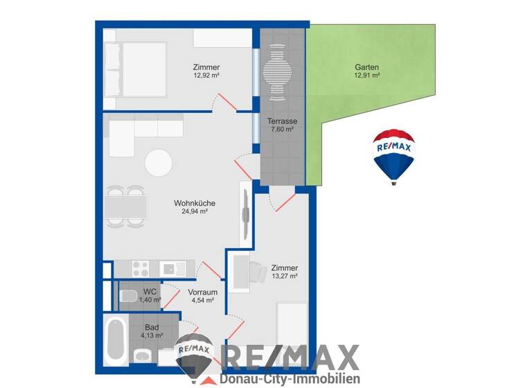 Wohnung zum Kauf 289.000 € 3 Zimmer 61 m² 1. Geschoss Wien, Simmering 1110