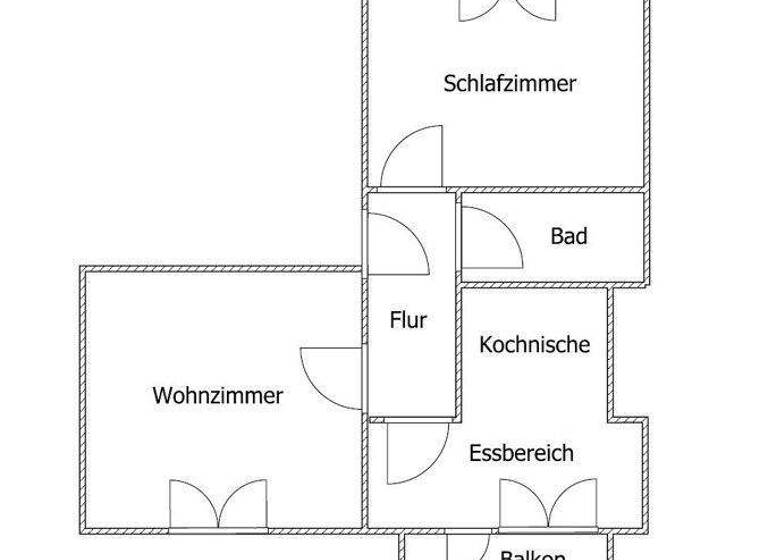Wohnung zur Miete 727 € 2 Zimmer 65 m² 1. Geschoss frei ab 08.03.2026 Selbecker Str. 26 Rath Düsseldorf 40472