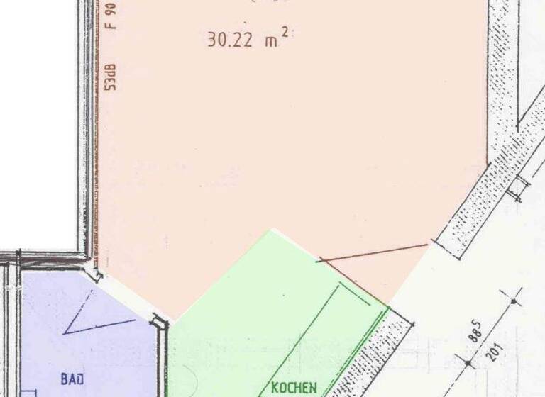 Studio zur Miete 180 € 1 Zimmer 30,2 m² 1. Geschoss Albert-Kuntz-Straße 13 Wurzen 04808