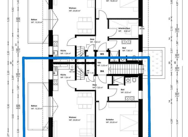 Maisonette zur Miete 1.830 € 3 Zimmer 110 m² 1. Geschoss frei ab 01.10.2026 Kurfürstendeich 58 Allermöhe Hamburg 21037