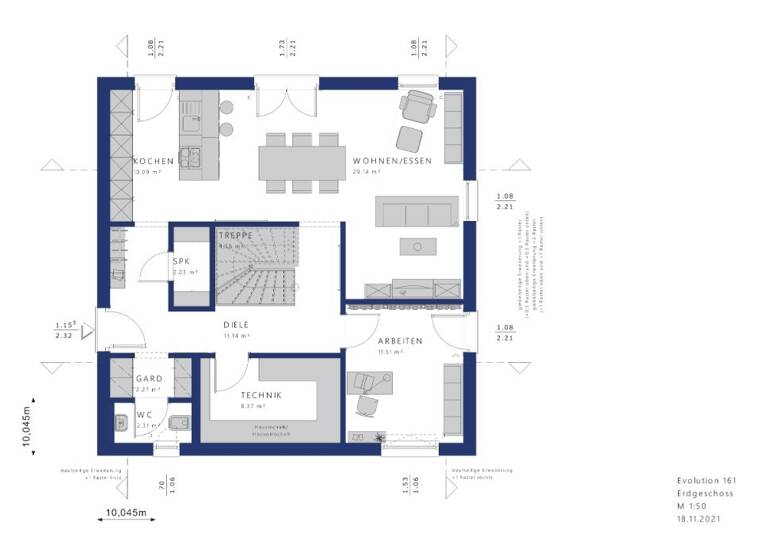 Einfamilienhaus zum Kauf provisionsfrei 286.119 € 5 Zimmer 166 m²<br/>Wohnfläche 416 m²<br/>Grundstück Westhausen 99869