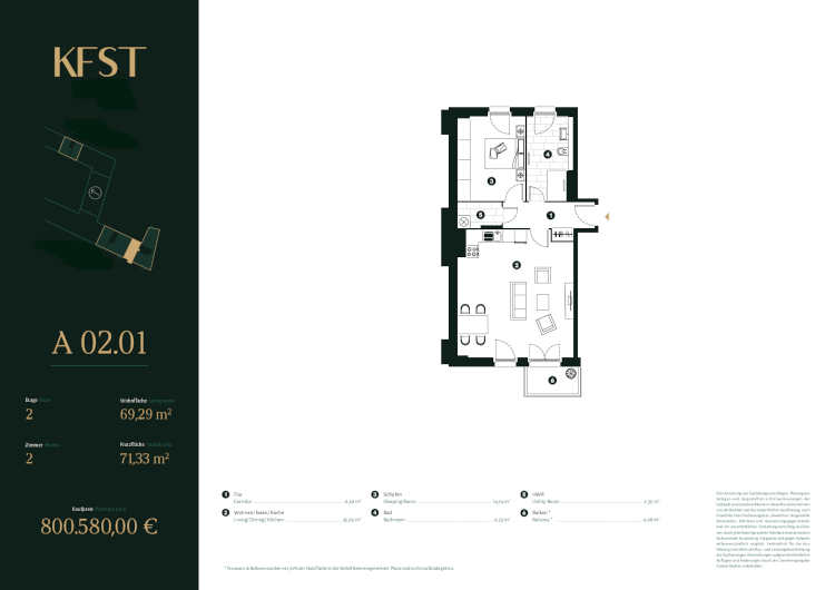 Wohnung zum Kauf 680.493 € 2 Zimmer 69,3 m²<br/>Wohnfläche 2.<br/>Geschoss Tiergarten Berlin 10785