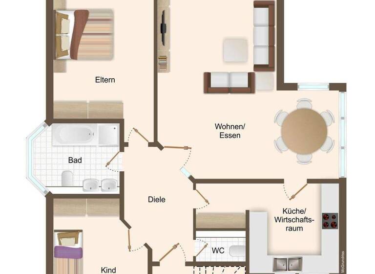 Wohnung zum Kauf provisionsfrei 299.000 € 3 Zimmer 91,4 m² Habenhausen Bremen 28279