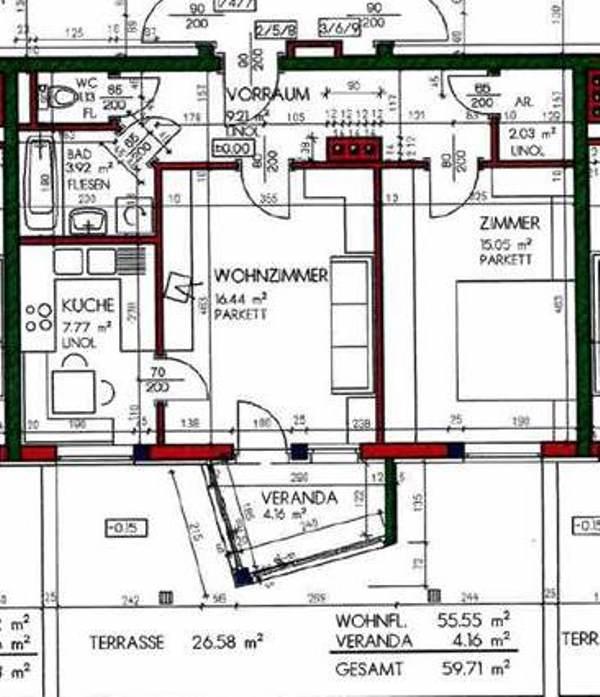 Wohnung zur Miete 569 € 2 Zimmer 59,7 m²<br/>Wohnfläche 2.<br/>Geschoss ab sofort<br/>Verfügbarkeit Veldnerstraße 26a Neufelden 4120