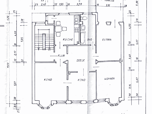 Terrassenwohnung zur Miete 1.200 € 4 Zimmer 123 m² Geschoss 1/5 frei ab 01.01.2027 Castroper Straße 14 Datteln Datteln 45711