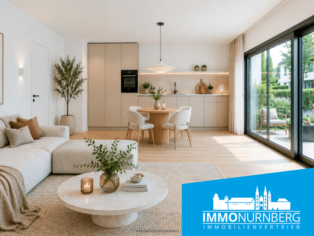 Terrassenwohnung zum Kauf - Erstbezug provisionsfrei 570.014 € 2 Zimmer 69,1 m² EG Kleinreuth h d Veste Nordwestliche Außenstadt 90425