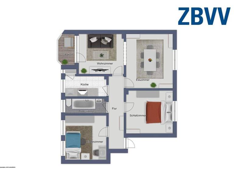 Wohnung zur Miete 699 € 3,5 Zimmer 94,1 m² EG frei ab 01.04.2026 Am Honsbergpark 15 Innen Remscheid 42853