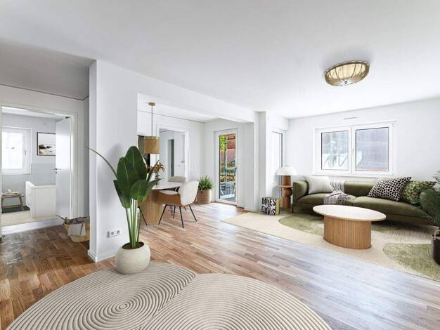 Wohnung zur Miete - Erstbezug 1.169 € 2 Zimmer 68,5 m² EG frei ab 01.02.2026 Schillerstraße 49 Erlangen-Ost Erlangen 91054