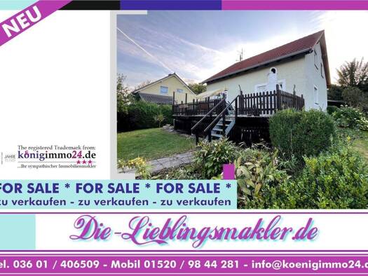 Einfamilienhaus zum Kauf 310.000 € 5 Zimmer 116,2 m² 1.044 m² Grundstück frei ab sofort Mühlhausen Mühlhausen/Thüringen 99974