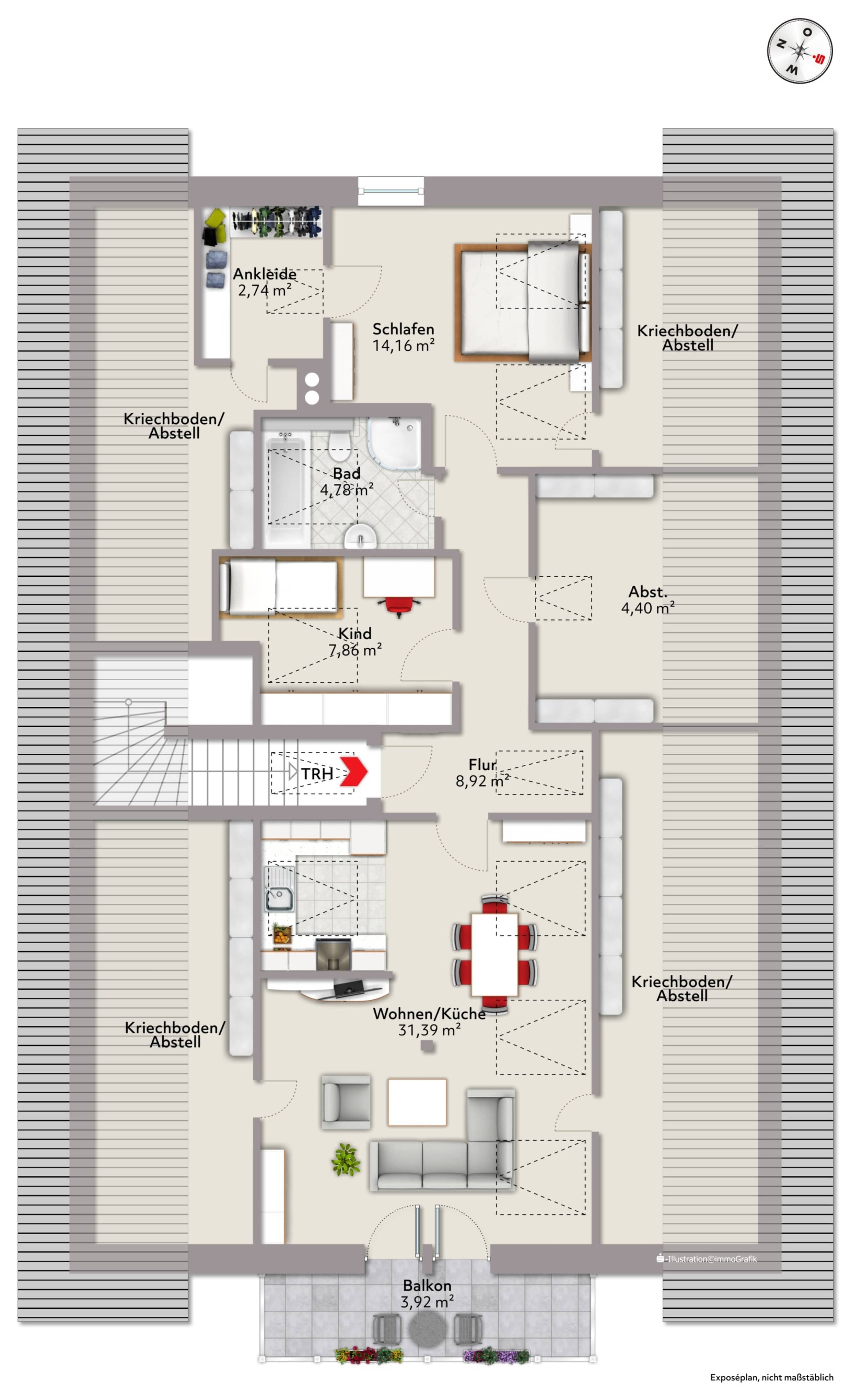 Wohnung zum Kauf 384.000 € 3,5 Zimmer 78 m²<br/>Wohnfläche 01.05.2025<br/>Verfügbarkeit Aiging Nußdorf 83365