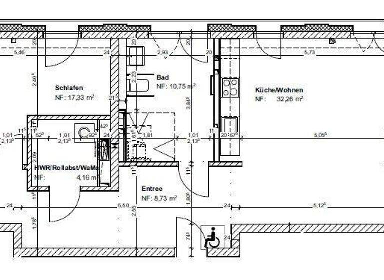 Terrassenwohnung zur Miete - Erstbezug 1.680 € 3 Zimmer 112 m² EG Hildesheimer Straße 452 Döhren Hannover 30519
