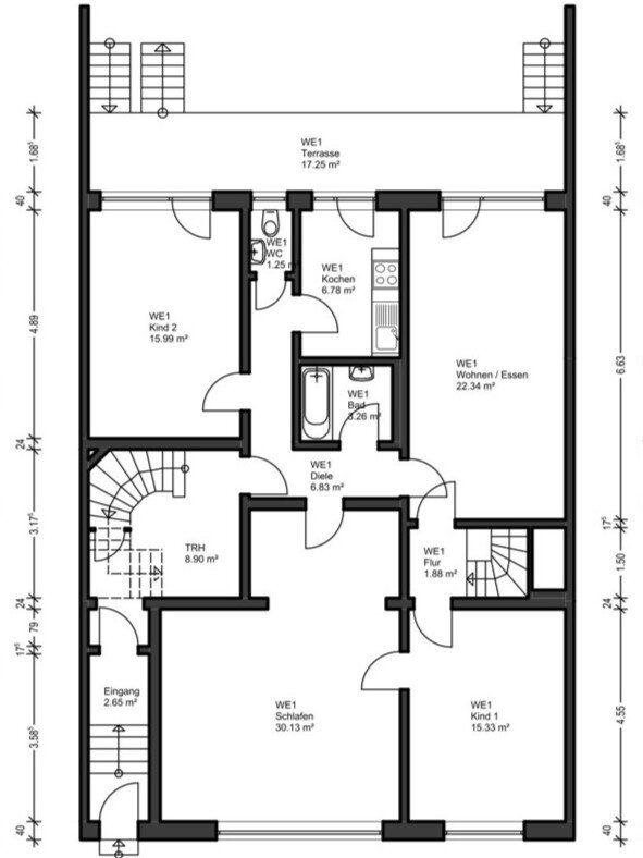 Maisonette zur Miete 1.550 € 8 Zimmer 226,1 m²<br/>Wohnfläche 01.01.2025<br/>Verfügbarkeit Gladbach Mönchengladbach 41061