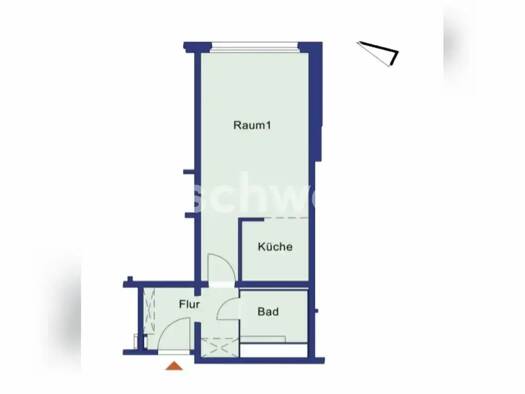 Wohnung zur Miete Tauschwohnung 260 € 1 Zimmer 35 m² 2. Geschoss Alt-Hohenschönhausen Berlin 13055