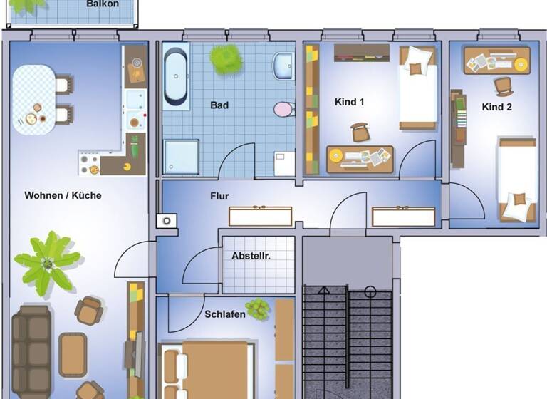 Wohnung zur Miete - Erstbezug nur mit Wohnberechtigungsschein 621 € 4 Zimmer 91,3 m² EG frei ab sofort Frankenberg 09669