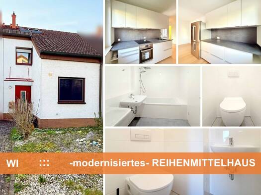 Reihenmittelhaus zum Kauf 530.000 € 4 Zimmer 97,1 m² 146 m² Grundstück Paul-Ehrlich-Straße 52 Biebrich Wiesbaden 65203