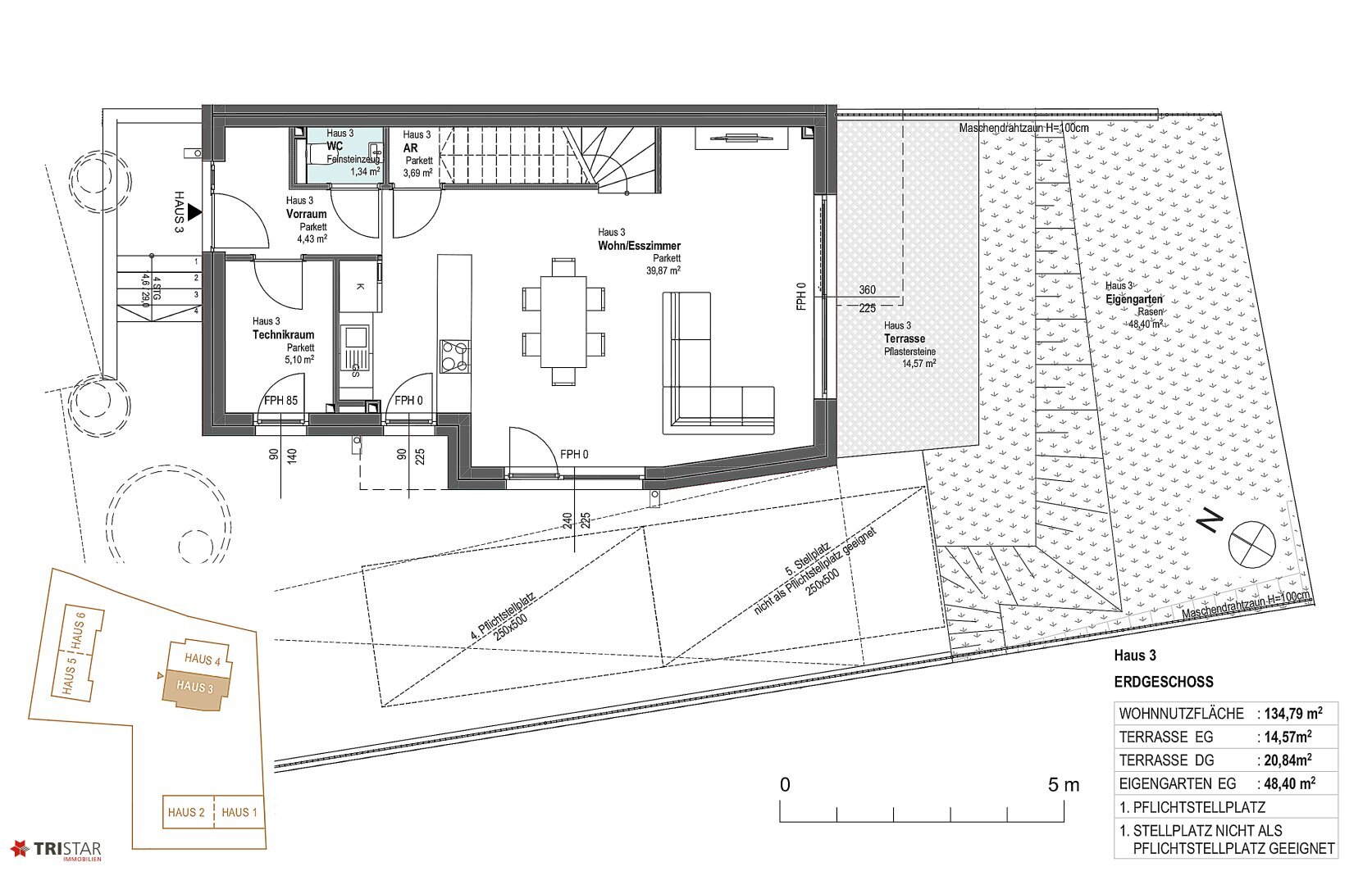 Doppelhaushälfte zum Kauf 919.000 € 5 Zimmer 134,8 m²<br/>Wohnfläche 31.12.2024<br/>Verfügbarkeit Klosterneuburg 3400