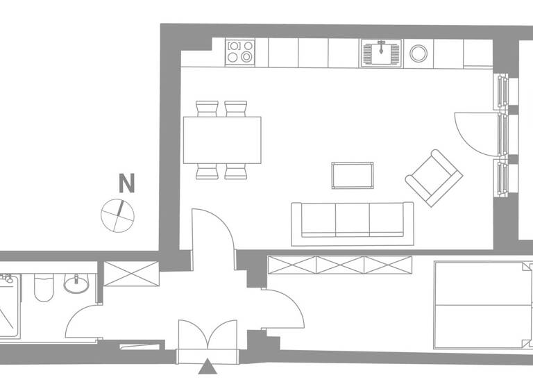 Wohnung zum Kauf provisionsfrei 300.000 € 2 Zimmer 47,5 m² EG Pankow Berlin 13187