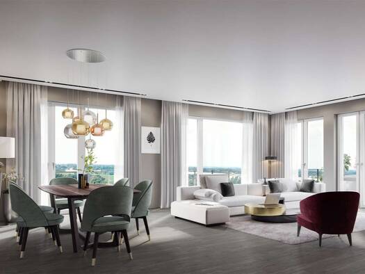Wohnung zum Kauf - Erstbezug provisionsfrei 549.900 € 3 Zimmer 87 m² 2. Geschoss Offenbacher Straße 155-159 Neu-Isenburg 63263